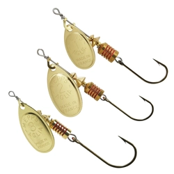 Mepps Aglia Gold Single Hook Micro Barbed Spinners